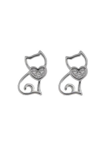 pendientes-de-presion-silueta-gato-corazon-circonitas
