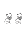 pendientes-de-presion-silueta-gato-corazon-circonitas