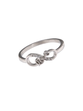 Anillo infinito love circonita, Plata 925 MM- Joyas Marisol