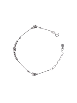 <p>Pulsera Mariposa de plata de ley</p>