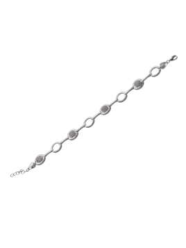 <p>Pulsera de plata </p>