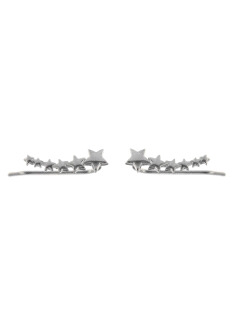 <p>Pendiente Trepador decorado con estrellas en Plata de Primera Ley. </p>
<ul>
<li><strong>Material: </strong>Plata de Ley 925<