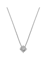 Gargantilla plata punto de luz 6 mm con circonita blanca y engaste de garras