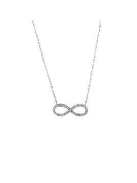 'Gargantilla ''Infinite'' Circonita, Plata 925 MM- Joyas Marisol'