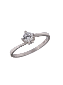 <p>Anillo plata con circonitas </p>