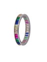 Alianza de Plata Multicolor con Circonitas en Plata 925