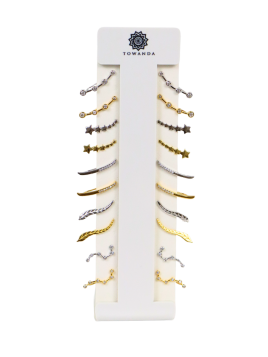 EXPOSITOR TREPADOR PLATA 925 MM