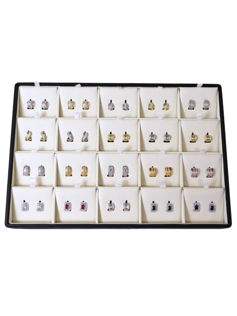 EXPOSITOR DE PENDIENTES OMEGA DE POLIPIEL