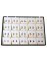 EXPOSITOR DE PENDIENTES OMEGA DE POLIPIEL