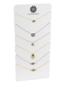 Expositor Gargantillas Plata 6 Unidades para joyerías con capacidad para 6 gargantillas