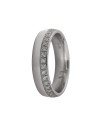 alianza de plata piedra 925mm