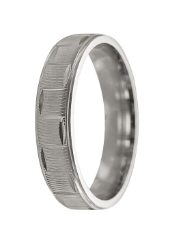 alianza de plata 925MM acabado mate 4 mm