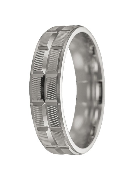 alianza de plata 925MM cuadrados pequeños 5 mm