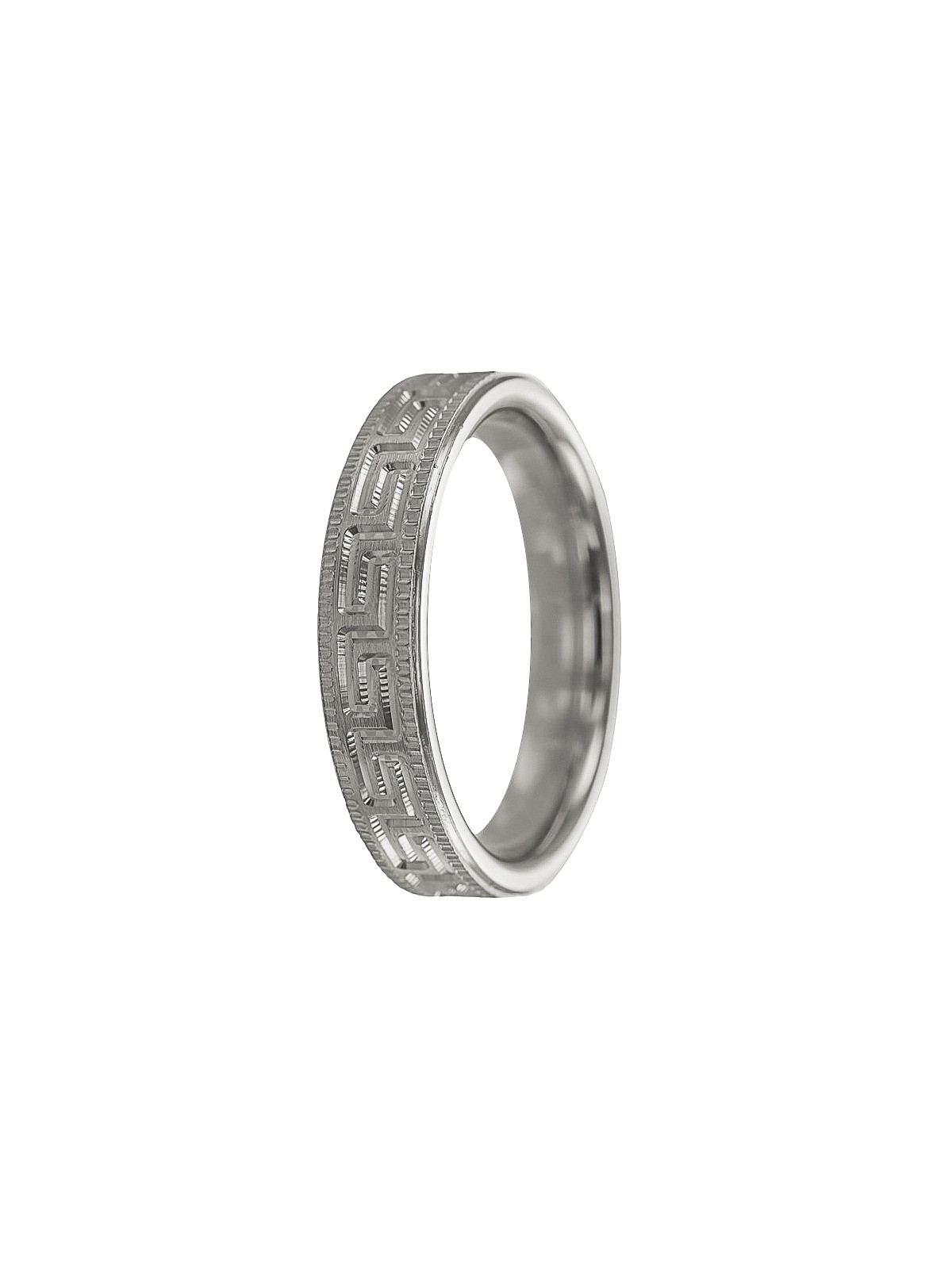 alianza de plata 925MM mate diseño original 4 mm