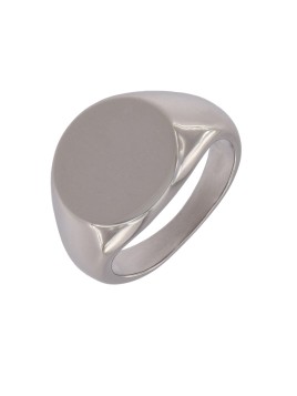 CABALLERO SELLO LISO PLATA