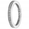 alianza de plata 925MM con circonitas blancas 2.4 mm