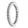 alianza de plata 925MM con circonitas blancas 2 mm