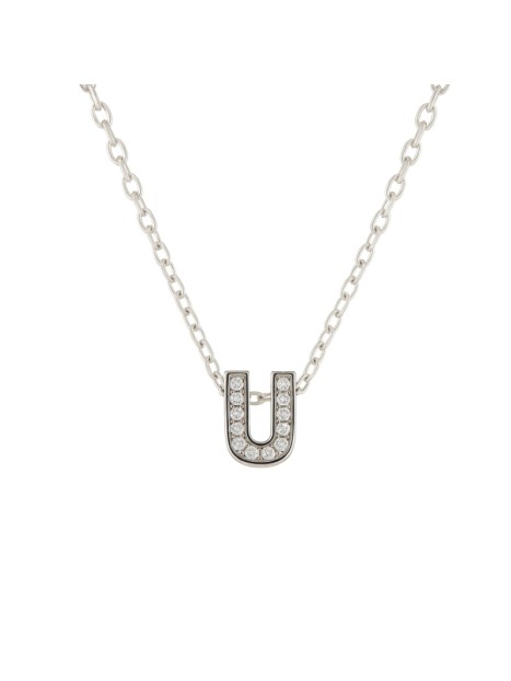 Colgante Inicial Con Pavé De Circonitas