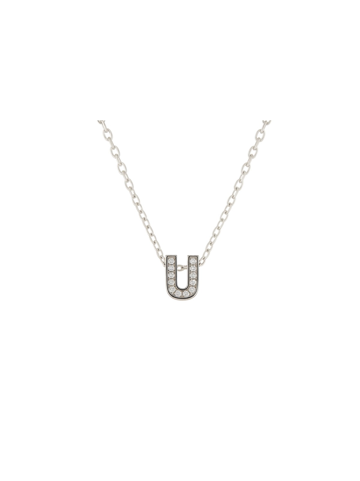 Colgante Inicial Con Pavé De Circonitas
