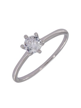 ANILLO, SOLITARIO CON UNA...