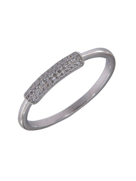 ANILLO CIRCONITA PLATA