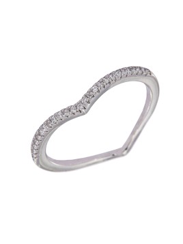Anillo gota circonita Plata 925 MM- Joyas Marisol