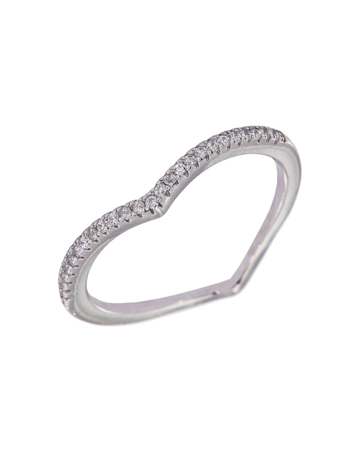 Anillo gota circonita Plata 925 MM- Joyas Marisol
