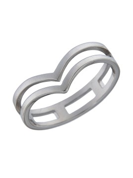 Precioso Anillo de Plata Lisa en Plata de Primera de Ley.