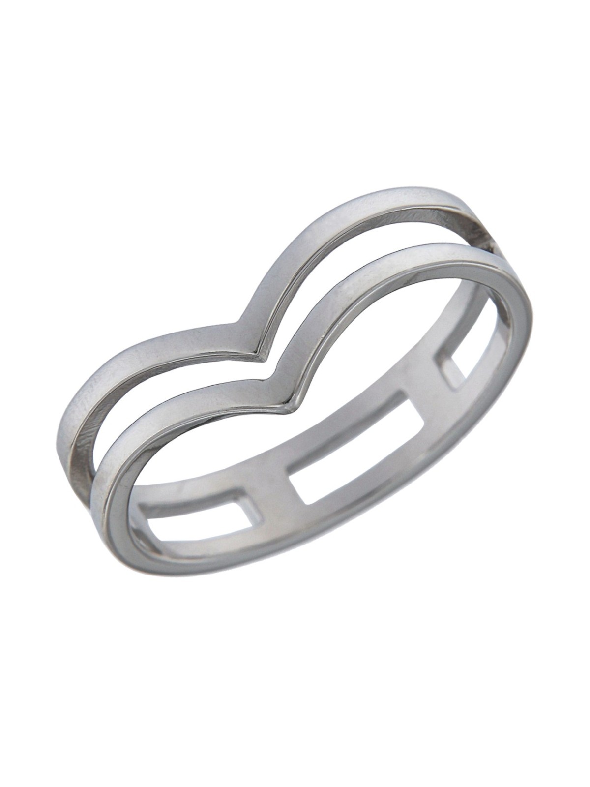 Precioso Anillo de Plata Lisa en Plata de Primera de Ley.