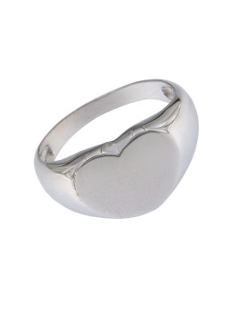 ANILLO SELLO PLATA CORAZÓN