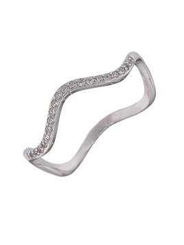 ANILLO OLA PLATA CIRCONITAS