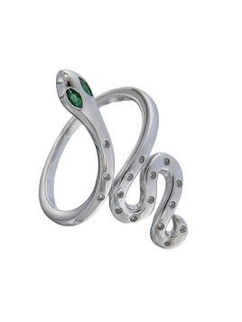 ANILLO SERPIENTE DE PLATA...