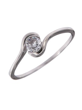 anillo solitario 925 mm