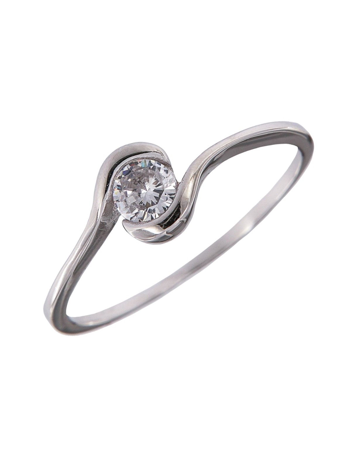 anillo solitario 925 mm