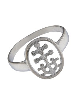 Anillo cruz caravaca, Plata 925 MM- Joyas Marisol