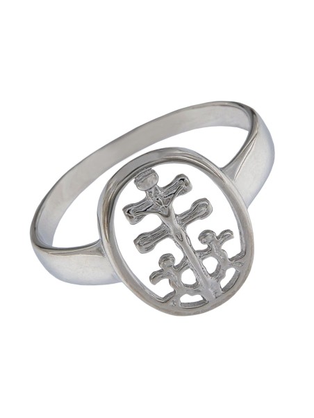 Anillo cruz caravaca, Plata 925 MM- Joyas Marisol