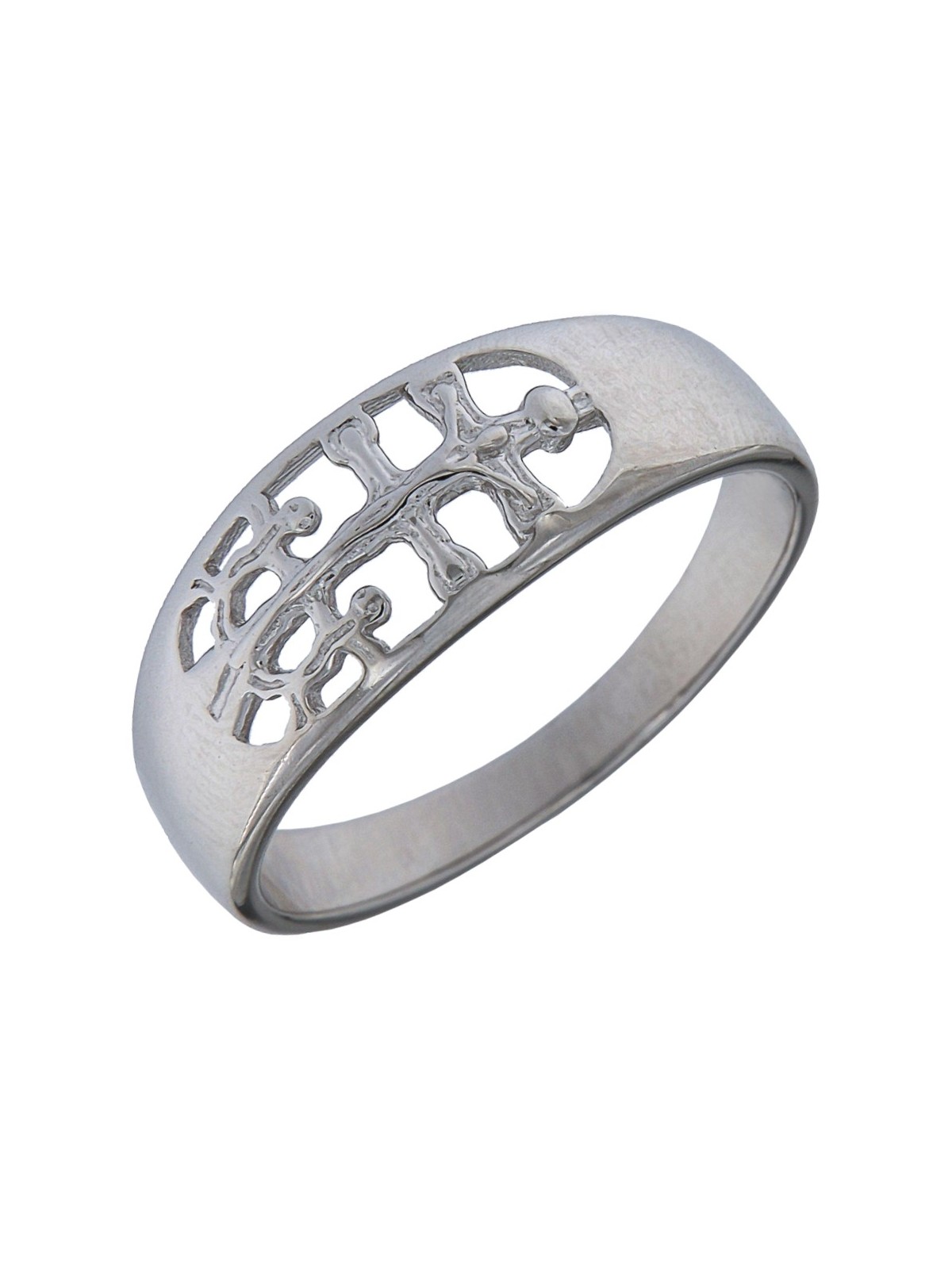 Anillo cruz caravaca, Plata 925 MM- Joyas Marisol