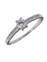 Anillo solitario circonita, Plata 925 MM- Joyas Marisol
