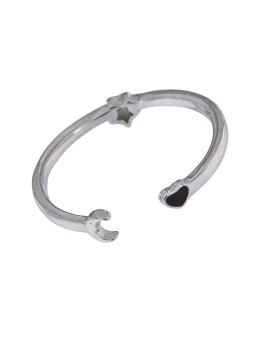 ANILLO CORAZÓN NEGRO DE...