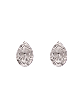 Pendientes de presión gota labrada en Plata de Ley 925
