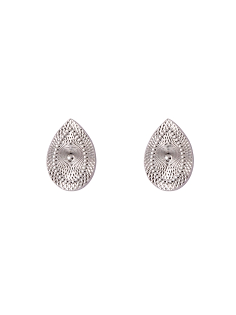 Pendientes de presión gota labrada en Plata de Ley 925