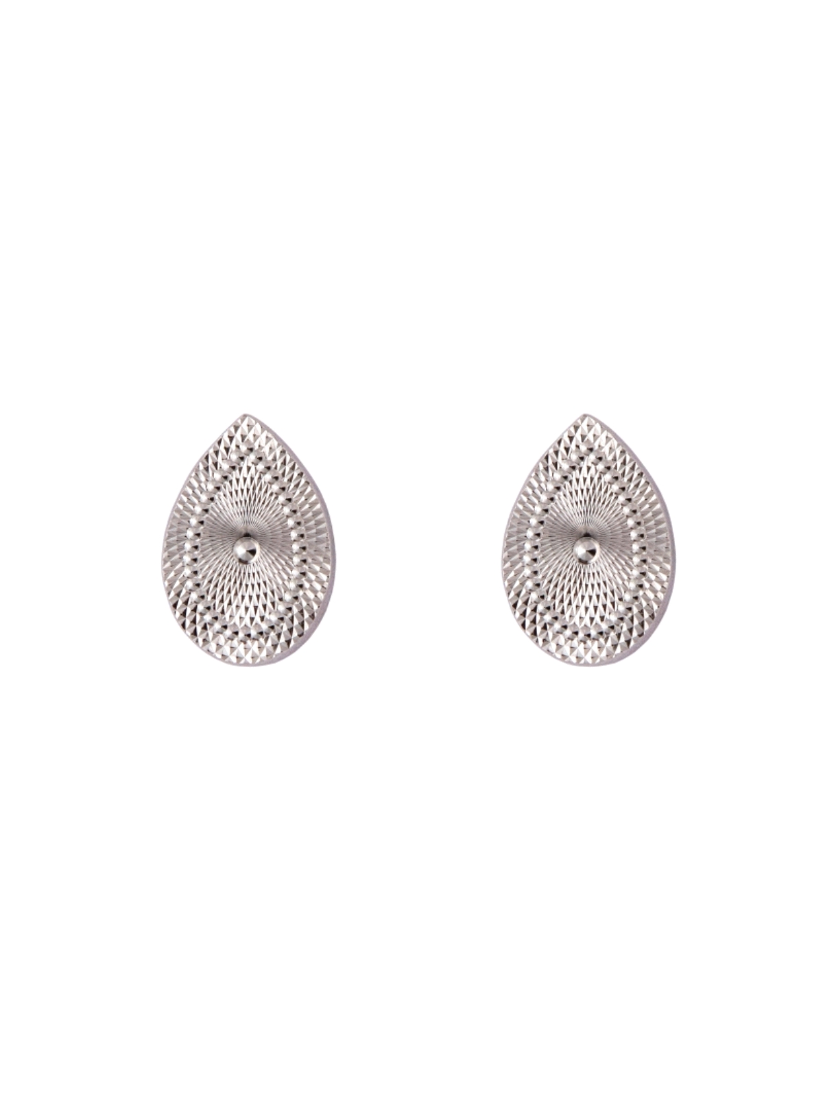 Pendientes de presión gota labrada en Plata de Ley 925