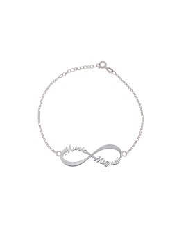 Pulsera Infinito Personalizada con Nombres