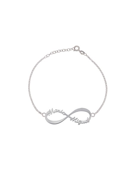 Pulsera Infinito Personalizada con Nombres