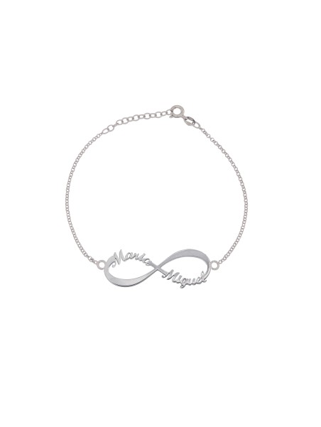 Pulsera Infinito Personalizada con Nombres