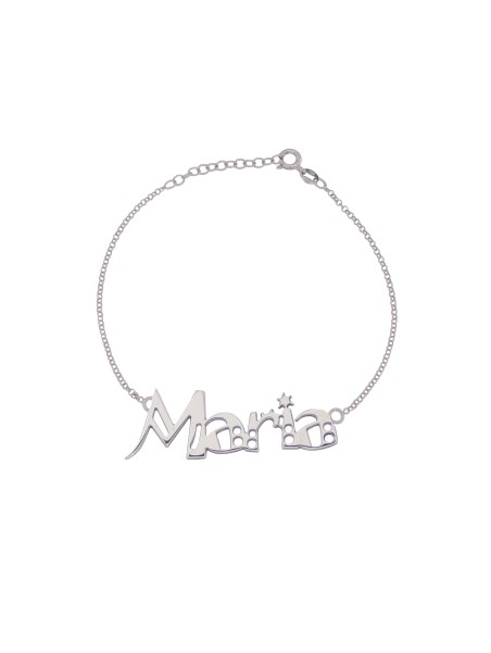 Pulsera Nombre Personalizado con Detalle Estrella