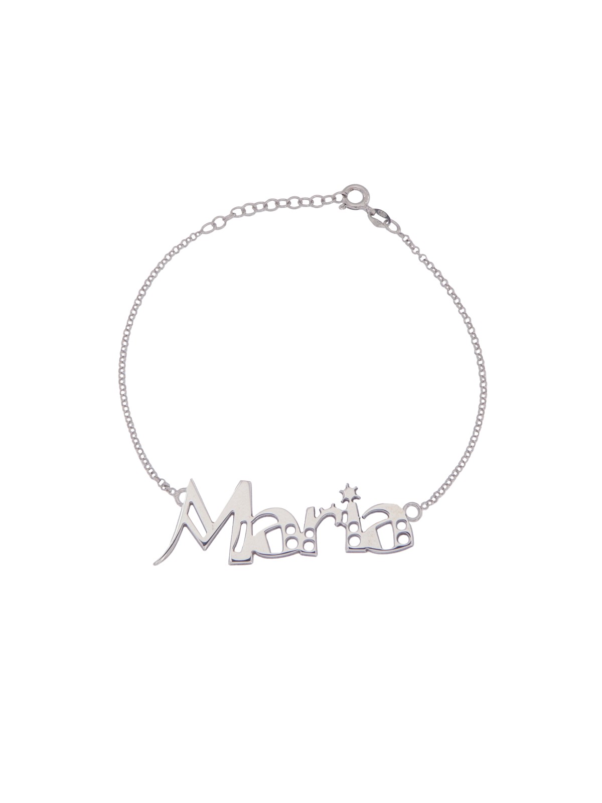 Pulsera Nombre Personalizado con Detalle Estrella