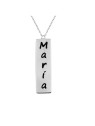 Colgante Vertical Personalizable en Plata