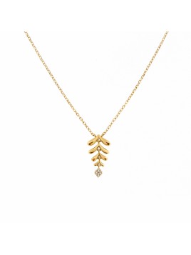 GARGANTILLA DORADA PLATA 925MM