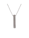 <p>Gargantilla corta decorada con mini circonitas blancas por toda la cadena, en plata lisa.</p>
<p>Cadena 45 cm. </p>
<p>Plata 